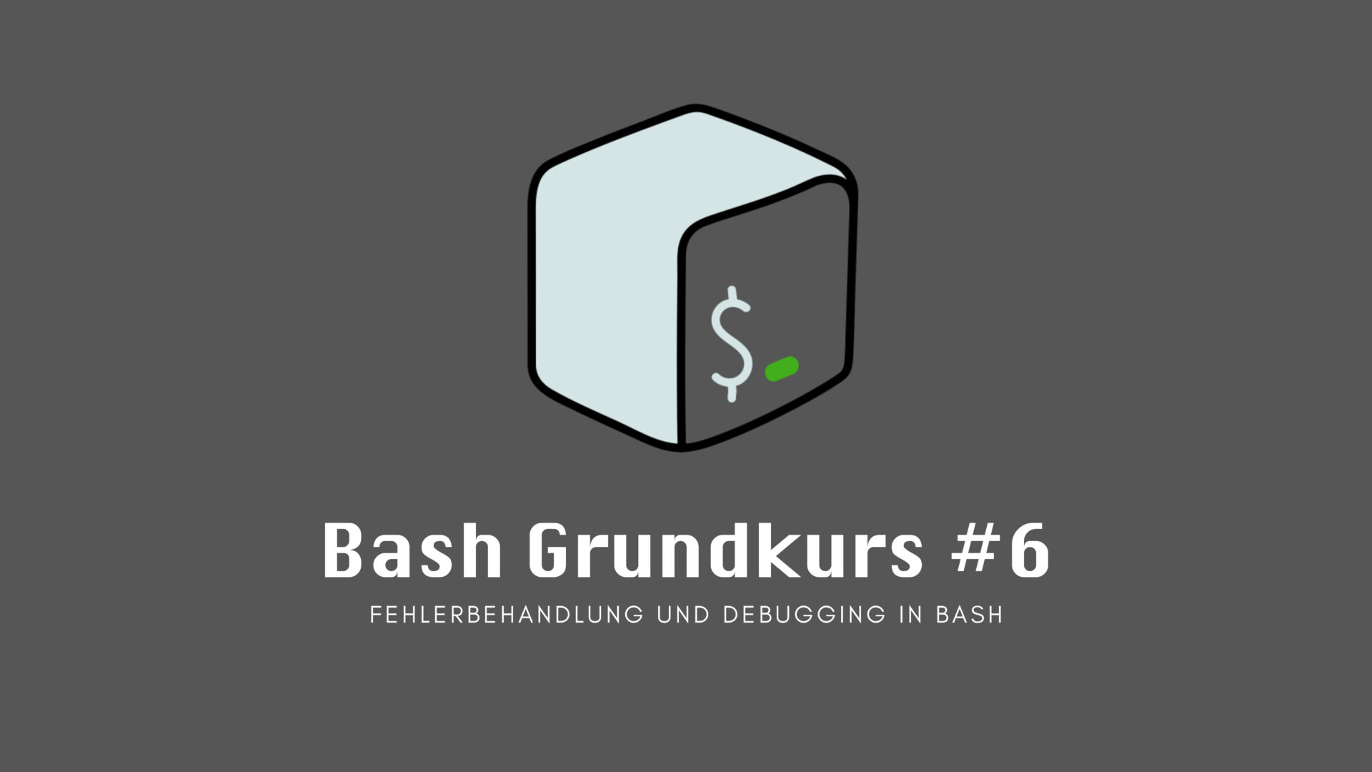 Bash Grundkurs #6: Fehlerbehandlung und Debugging in Bash